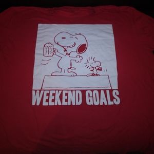 Weekend goals shirt mens